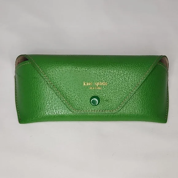 kate spade | Accessories | Kate Spade Green Glasses Case  display picture 3